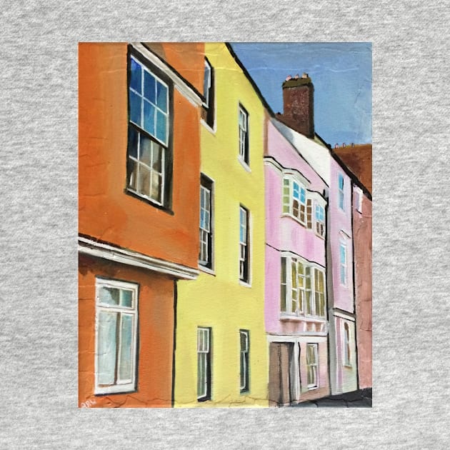 Oxford, Pastel Coloured Houses by golan22may